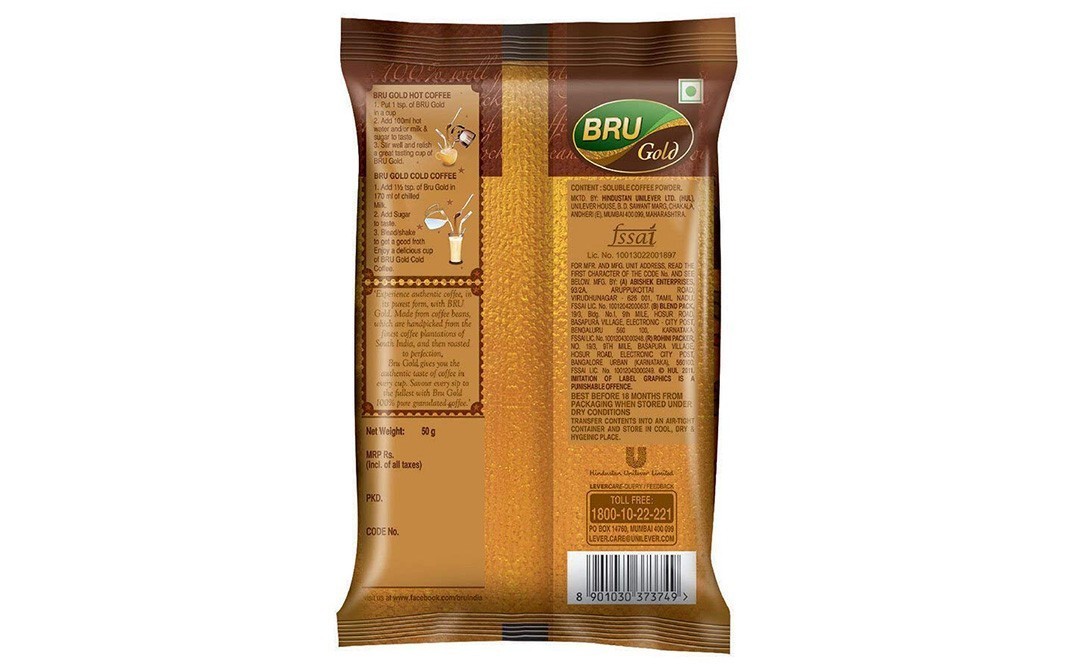 Bru Gold Coffee    Pack  50 grams